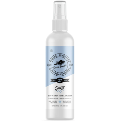 Green Beaver SPF27 Sunscreen Spray 90ml