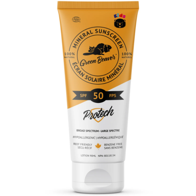 Green Beaver SPF50 Kids Sunscreen Lotion 90ml