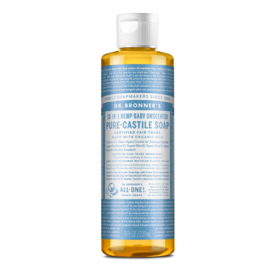 Dr. Bronner Org Baby-Mild Pure Castile Soap Liq 237ml