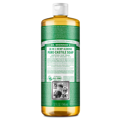 Dr. Bronner's 18合1杏仁潔膚露 946ml