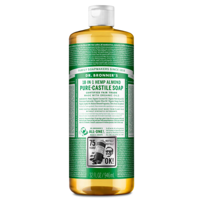 Dr. Bronner's Almond Pure-Castile Liquid Soap 946ml