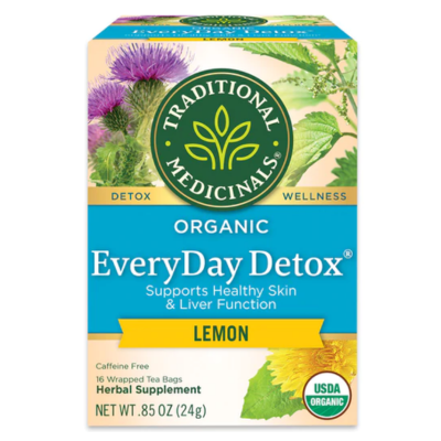 Traditional Medicinals Organic Lemon Everyday Detox 16 Teabags