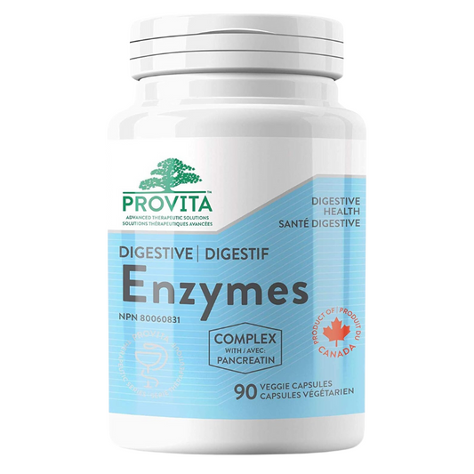 Provita Digestive Enzymes with Pancreatin 90 VCaps