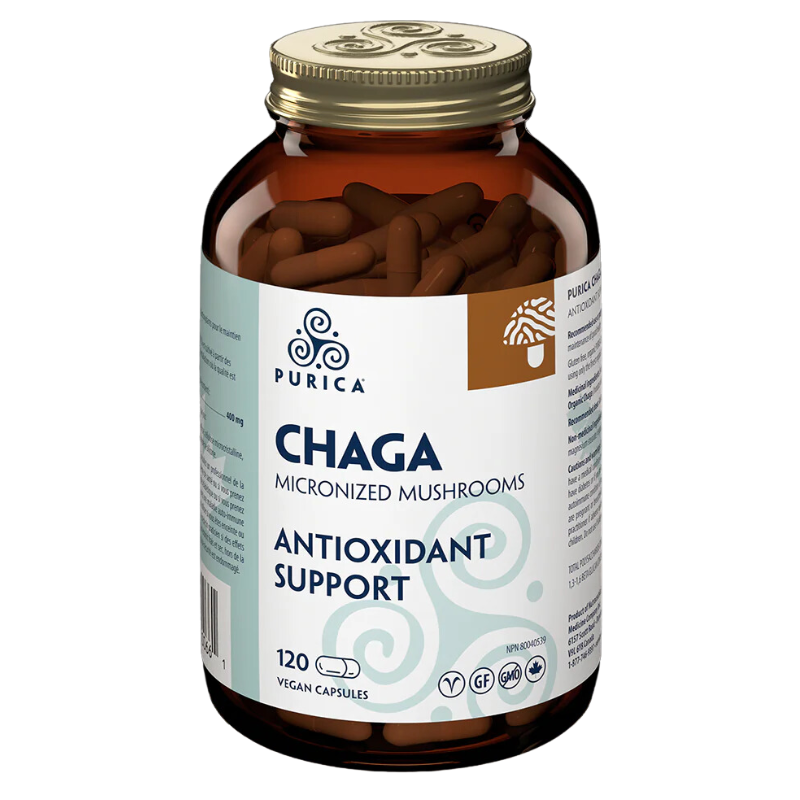 Purica Chaga Organic 400mg 120 Capsules