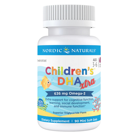 [BOGO50] Nordic Naturals Children's DHA Xtra 636 mg Omega-3 90 Mini Soft Gels