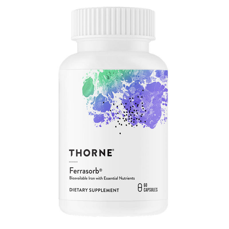 Thorne FerraSorb 補血素食膠囊 製造紅細胞 改善氣血 60粒
