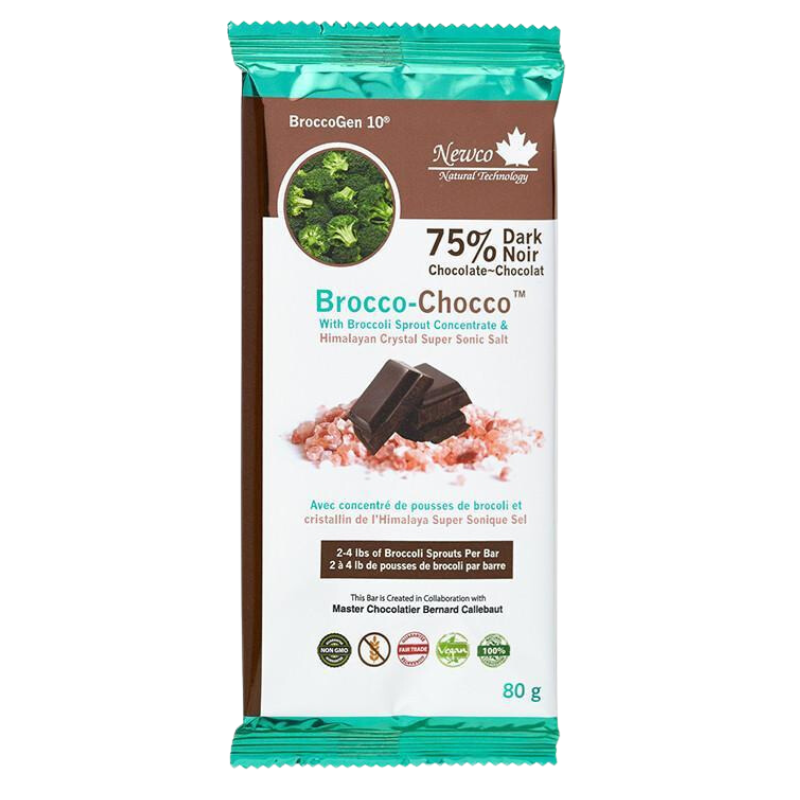 Newco 西蘭花黑巧克力 80克