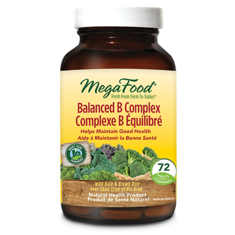 MegaFood Balanced B Complex 72 Tablets
