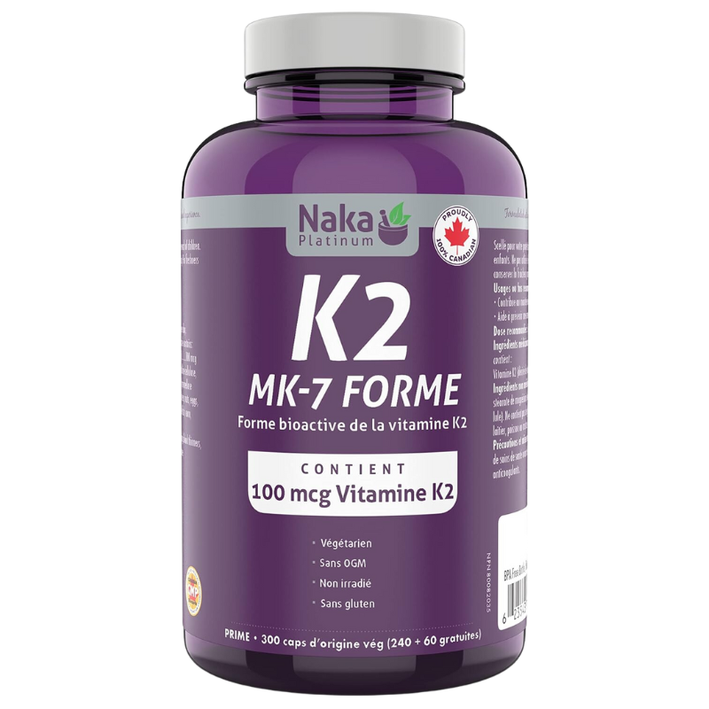 Naka Platinum K2 (Active MK-7 Form) 300 Capsules