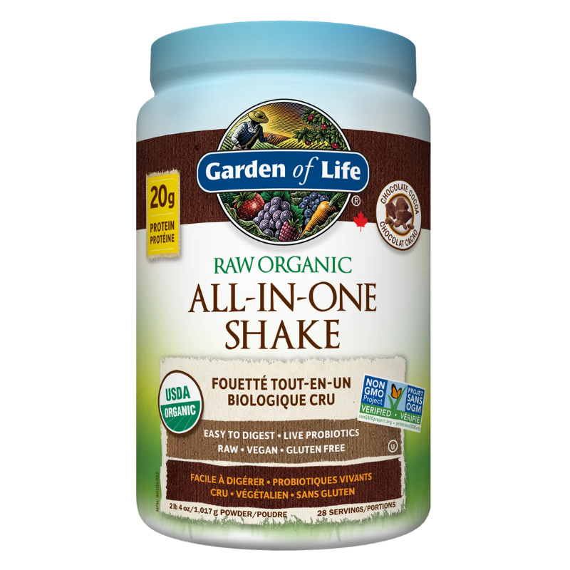 Garden of Life All in One 有機全效營養蛋白粉 巧克力味 1017克