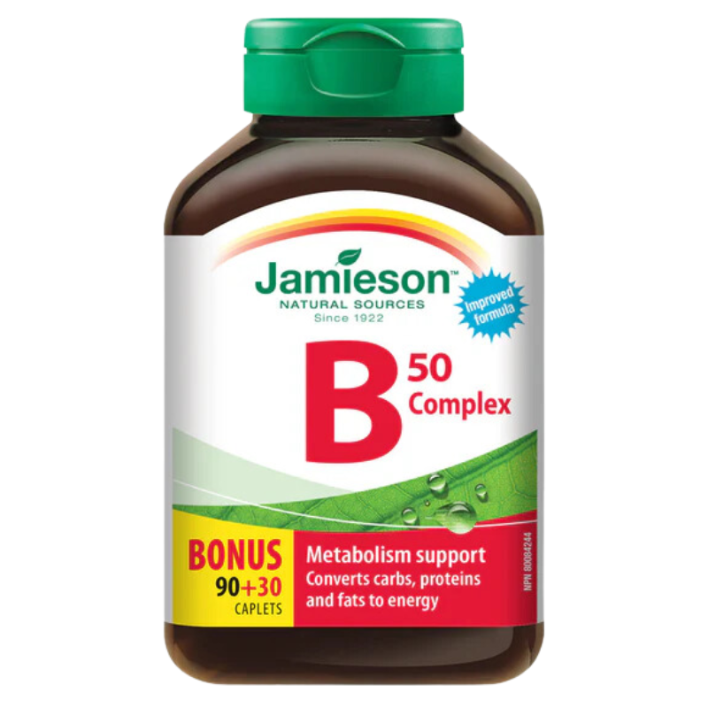 Jamieson B Complex 50 mg 90+30 Caplets
