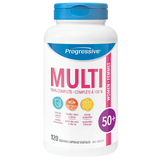 Progressive MultiVitamin for Women 50+ 120 Capsules