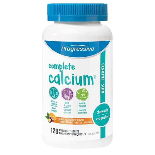 Progressive Complete Calcium For Kids 120 Chewable Tablets
