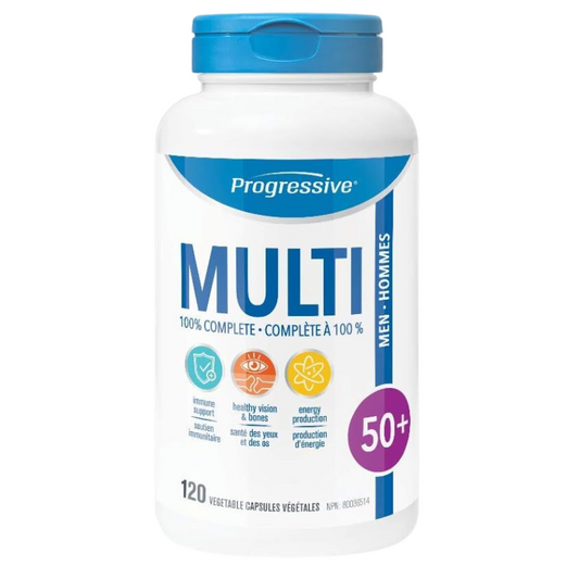 Progressive MultiVitamin for Men 50+, 120 VCapsules