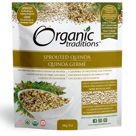 Organic Traditions Sprouted Quinoa 340g