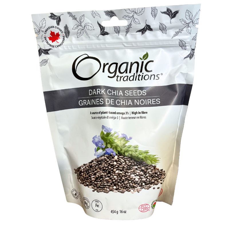 Organic Traditions 黑奇亞籽 454克