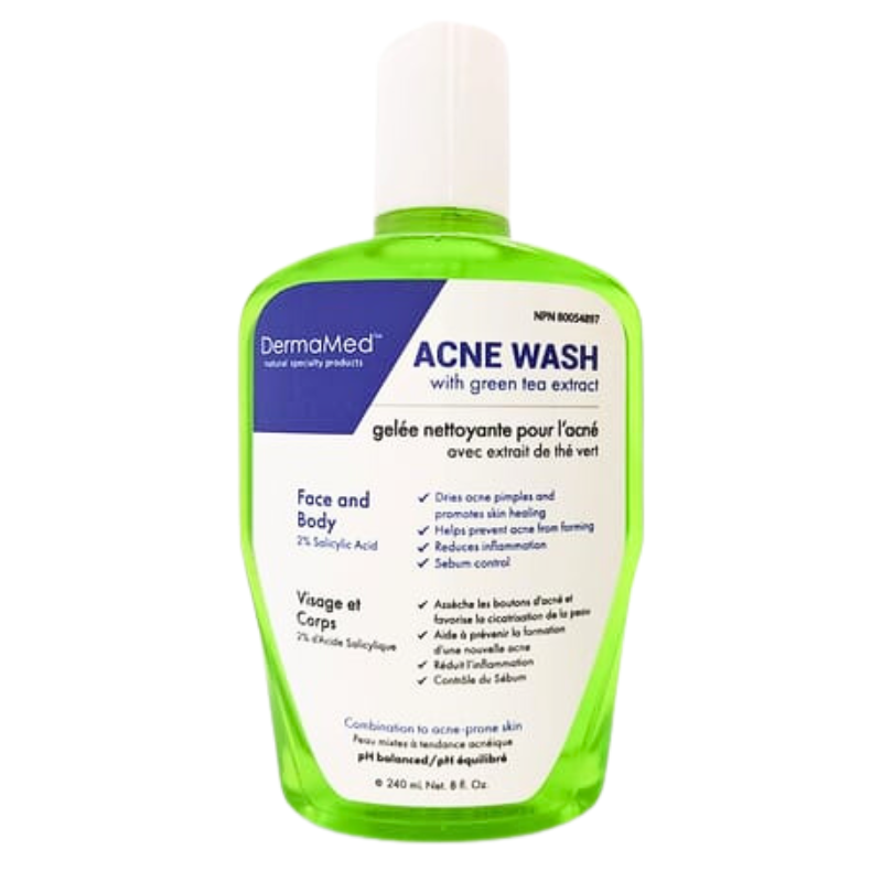 DermaMed 綠茶萃取抗痘洗面乳 240 ml