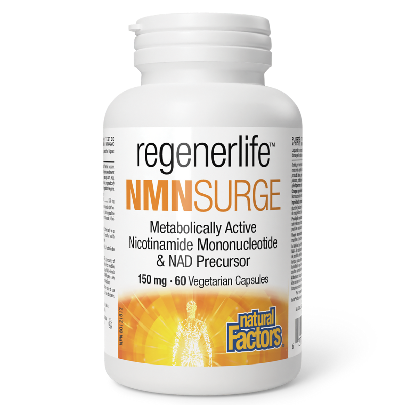 Natural Factors RegenerLife NMN Surge 素食膠囊 150毫克 60粒