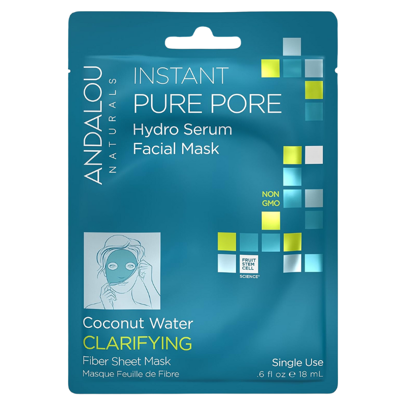 Andalou 椰子水毛孔淨化面膜 1片
