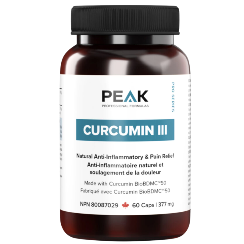 PEAK Curcumin III BDMC50 60 Capsules