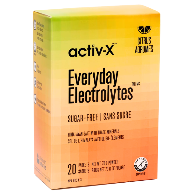 Platinum Activ-X 日常電解質混合飲 柑橘味 20包/盒