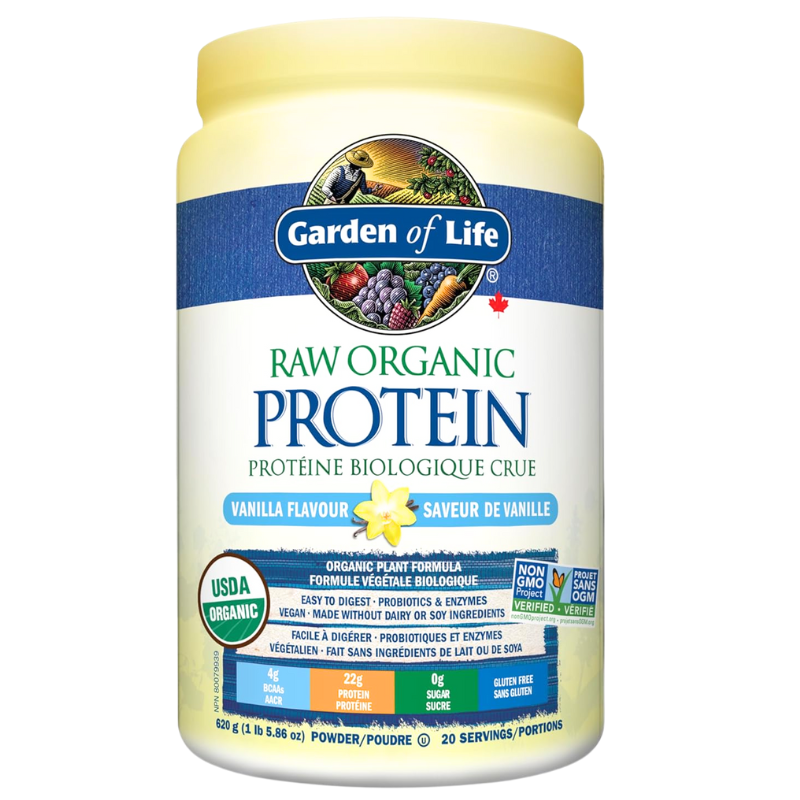 Garden of Life 純天然有機蛋白粉 香草味 620g