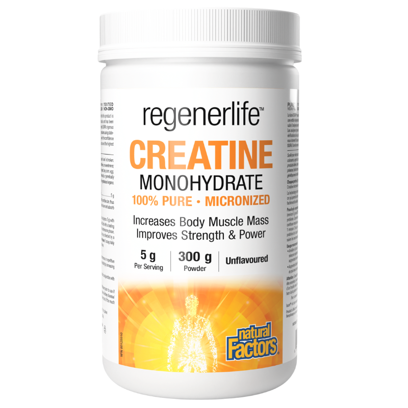 Natural Factors RegenerLife 肌酸一水合物粉 300克