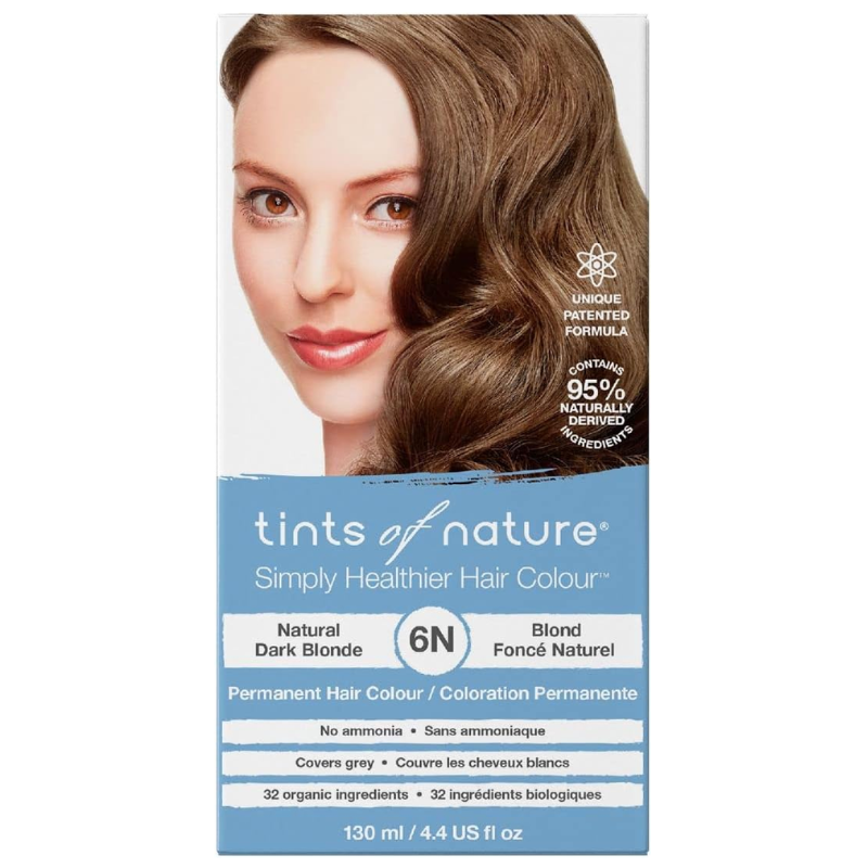 Tints of Nature 天然有機植物染髮劑 6N 自然深金色 130毫升