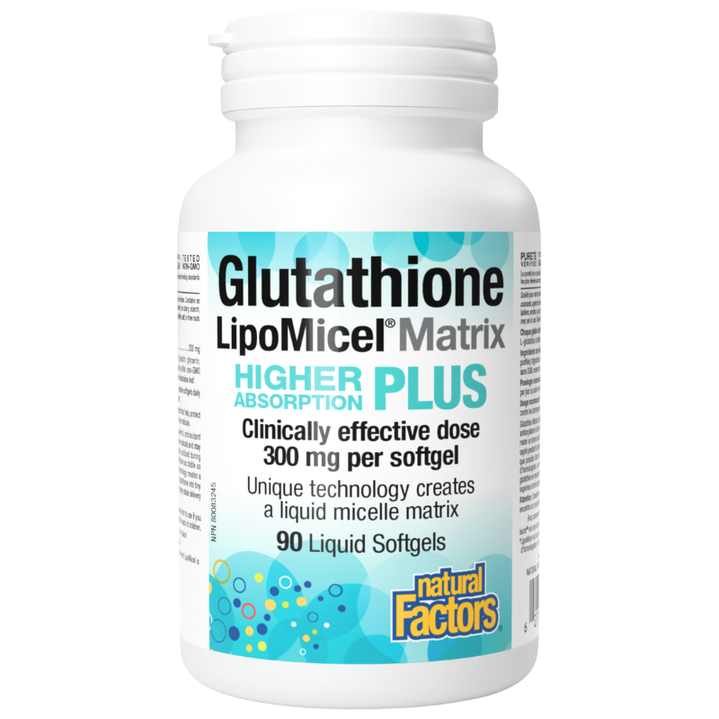 Natural Factors 脂質體穀胱甘肽膠囊 300mg 90粒