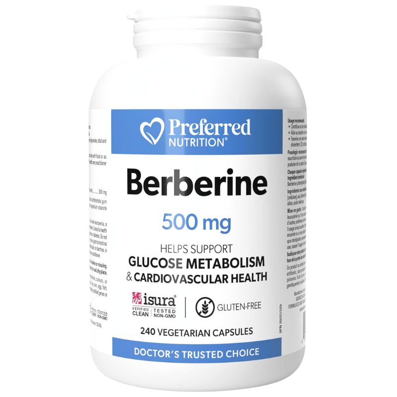 Preferred Nutrition 優選營養小蘗鹼素食胶囊 500mg 240粒