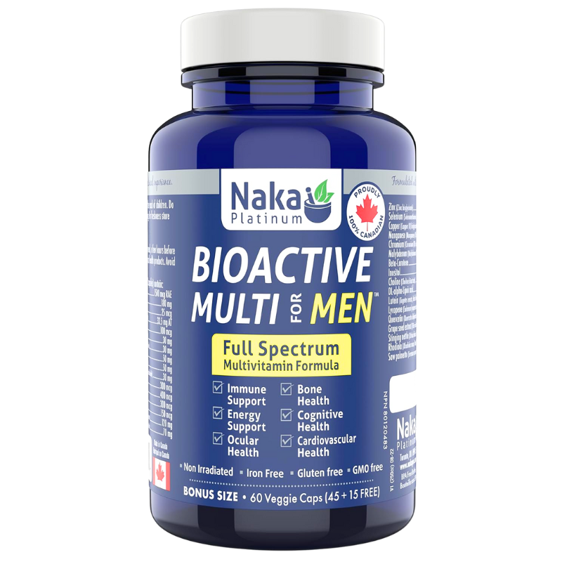 Naka 男士生物活性複合維生素膠囊 60粒