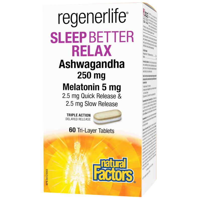 Natural Factors RegenerLife 睡眠舒緩放鬆片 60 片