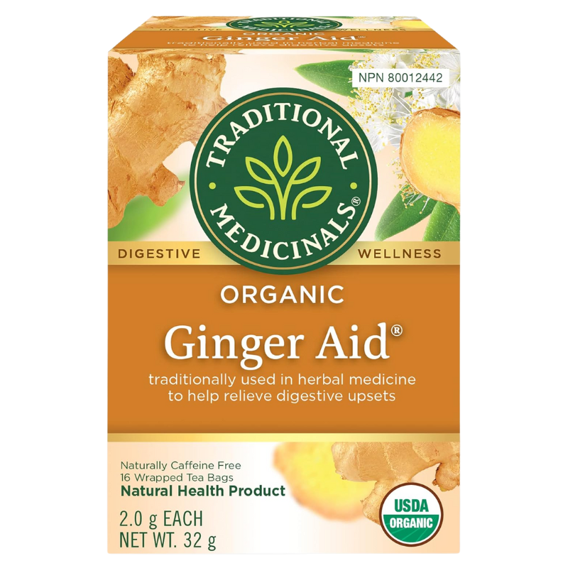 Traditional Medicinals Ginger Aid Organic 16 Tbags