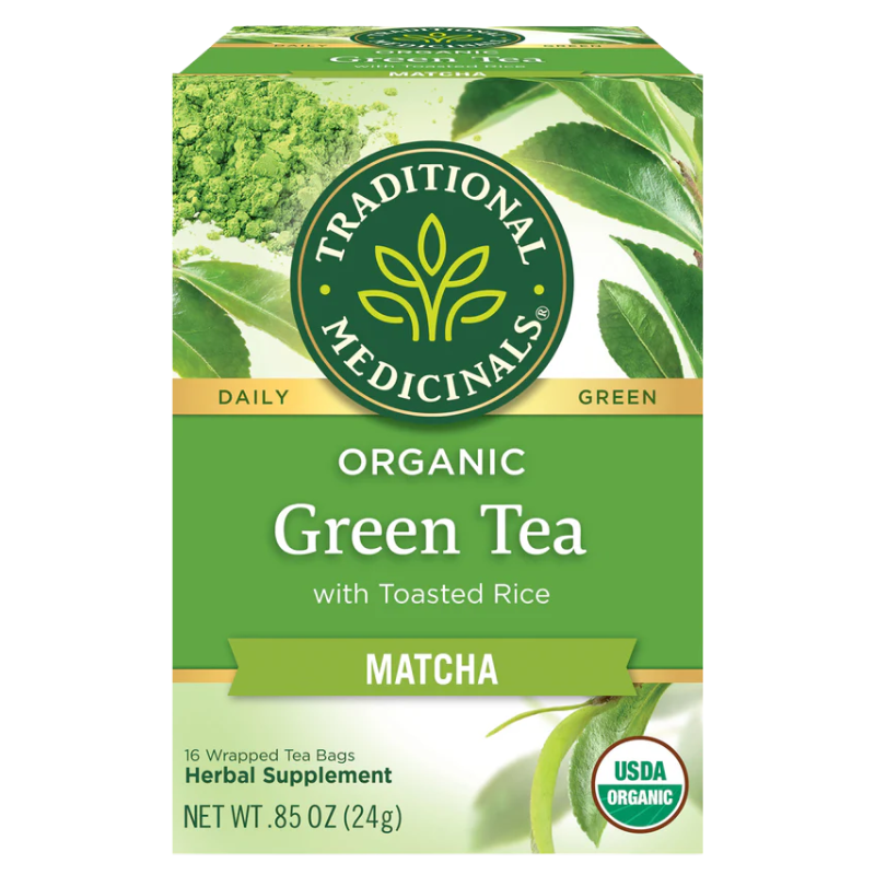 Traditional Medicinals 有機綠茶抹茶茶包 16包