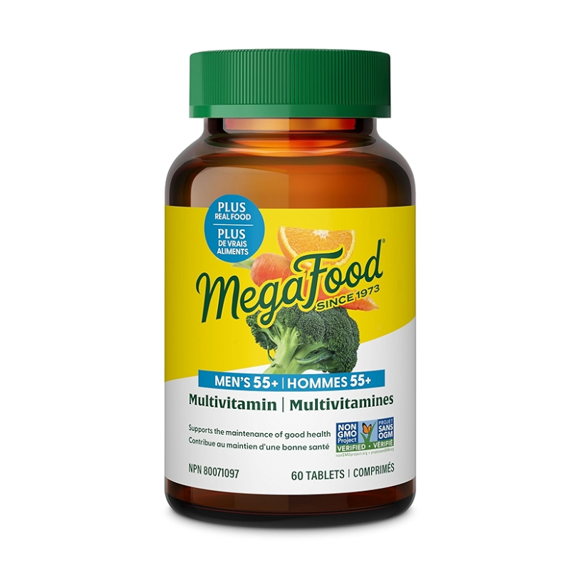MegaFood 男士複合維生素 55 歲以上適用 60 片