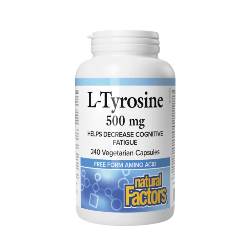Natural Factors L-Tyrosine 500mg 240 VCapsules