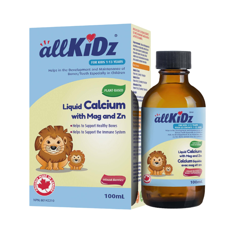 AllKidz Liquid Calcium with Mag & Zn 100ml