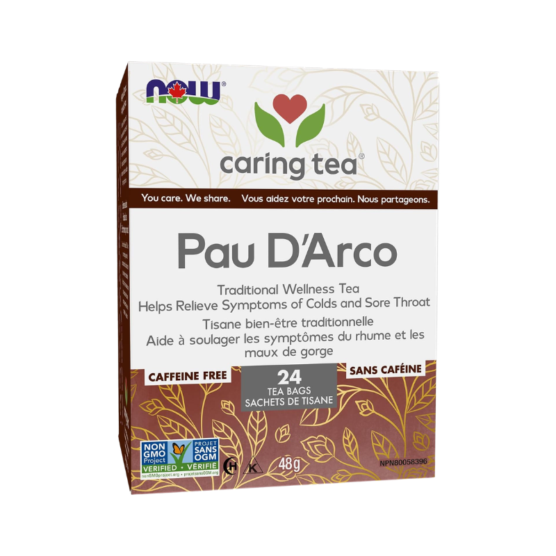 Now Organic Pau D'arco Wellness Tea 24 bags