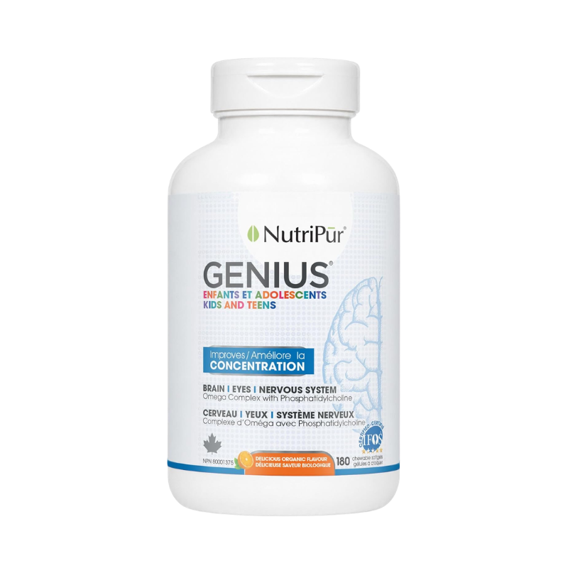 Nutripur Genius 兒童青少年魚油膠囊 促進大腦健康 180粒