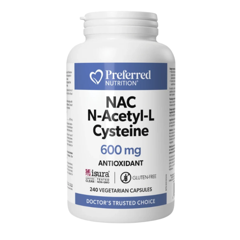 Preferred Nutrition NAC 600mg 240 VCapsules