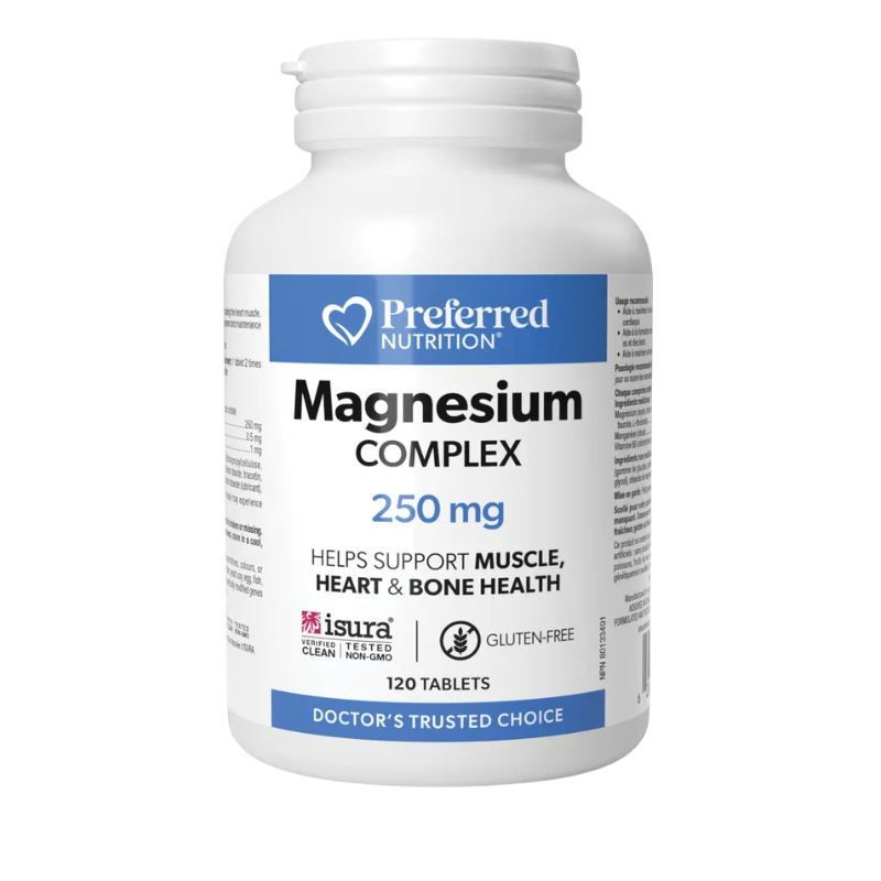 Preferred Nutrition Magnesium Complex 250mg 120 Tablets