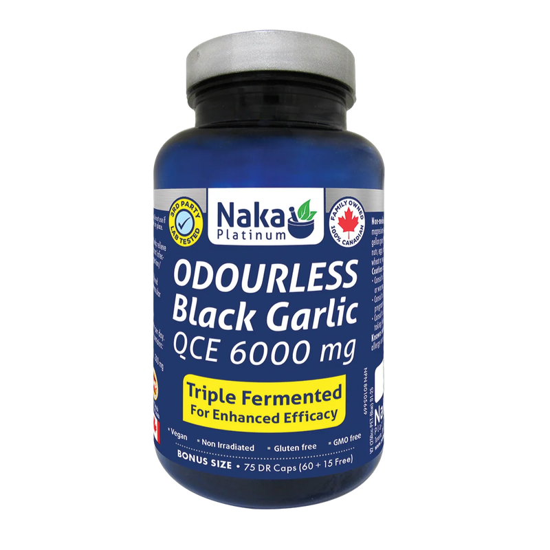 Naka Black Aged Garlic 75 DR Capsules