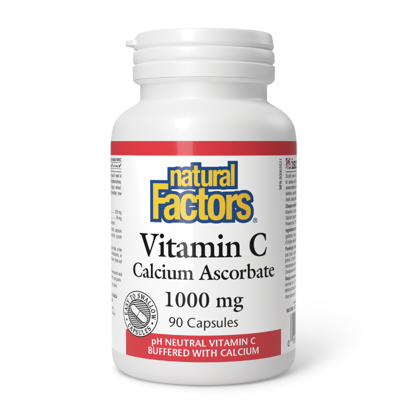 Natural Factors 中性維他命C膠囊 1000mg 90粒