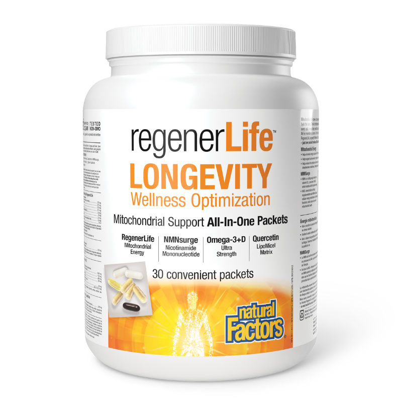 Natural Factors RegenerLife 長壽套裝 30包
