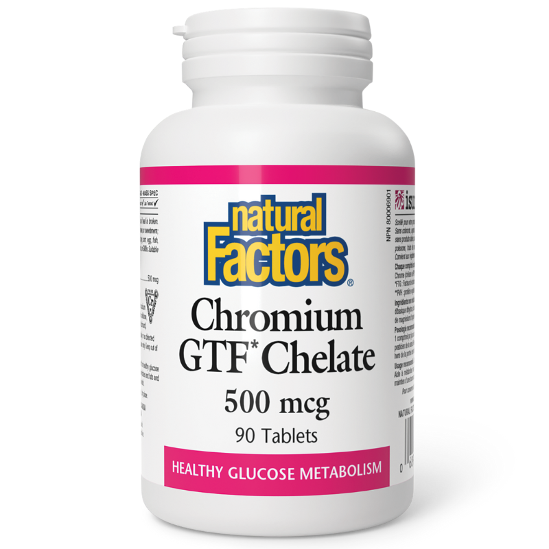 Natural Factors 鉻 GTF 螯合物 500微克 90片