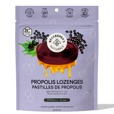 BeeKeeper's Propolis Elderberry Lozenges 50g