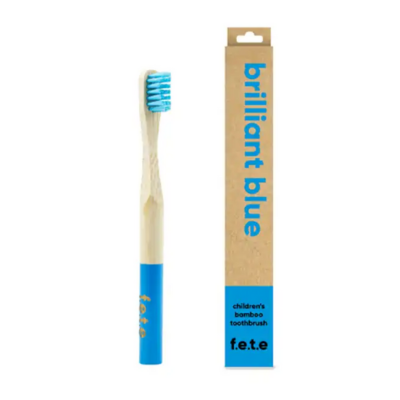 F.E.T.E. CHILD Bamboo Toothbrush Brilliant Blue