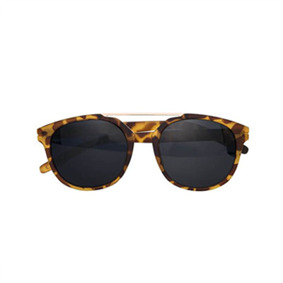 Mira Diva Tortoise Frame Black Lens Sunglasses