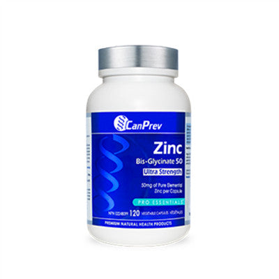 Canprev 雙甘氨酸鋅 50mg 超 120V 膠囊