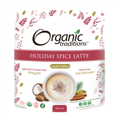 Organic Traditions Holiday Spice Latte Limited Edition 150g